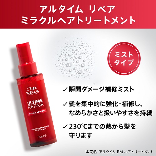 アルタイム リペア ミラクルヘアトリートメント 95ml ウエラの通販・卸