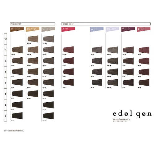 エドル クオン カラーチャート ルベルの通販・卸 | 4952195661480 | 理