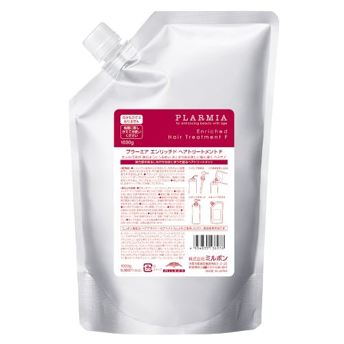 PLARMIA エンリッチヘアトリートメント 1000ml プラーミア エンリッチド ヘアトリートメントF 1000g ミルボンの通販