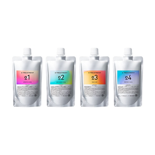 X TREATMENT 4-step TRIAL KIT(トライアルキット) 100ml×3・100g×1