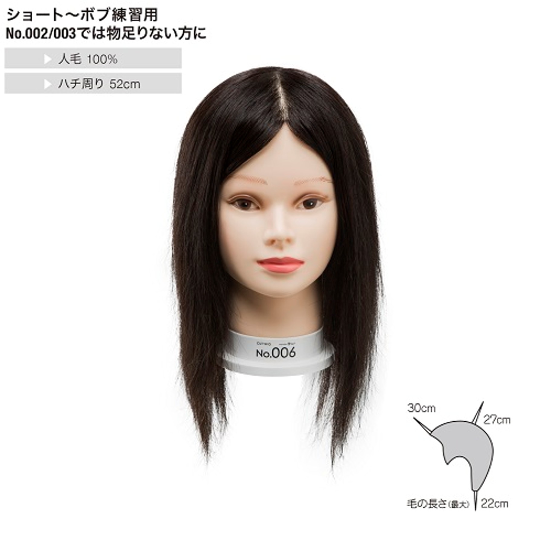 カットウィッグ Cut Mannequin（カットウィッグ）｜滝川株式会社