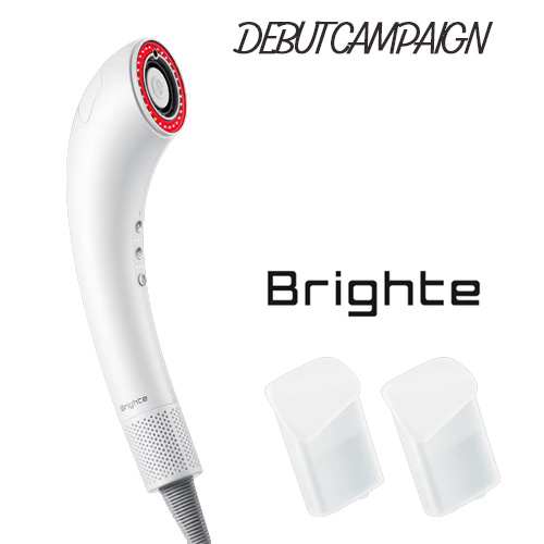 Brighte シャワードライヤー ミストセラム エレキコーム スカルプブラシ デビューキャンペーン】Brighte シャワードライヤー ホワイト + ミスト