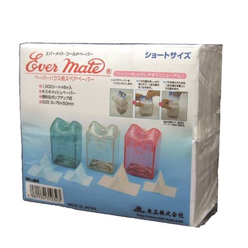 エバーメイト ハウス用スペアペーパー キスキメッシュL 1000枚×6束